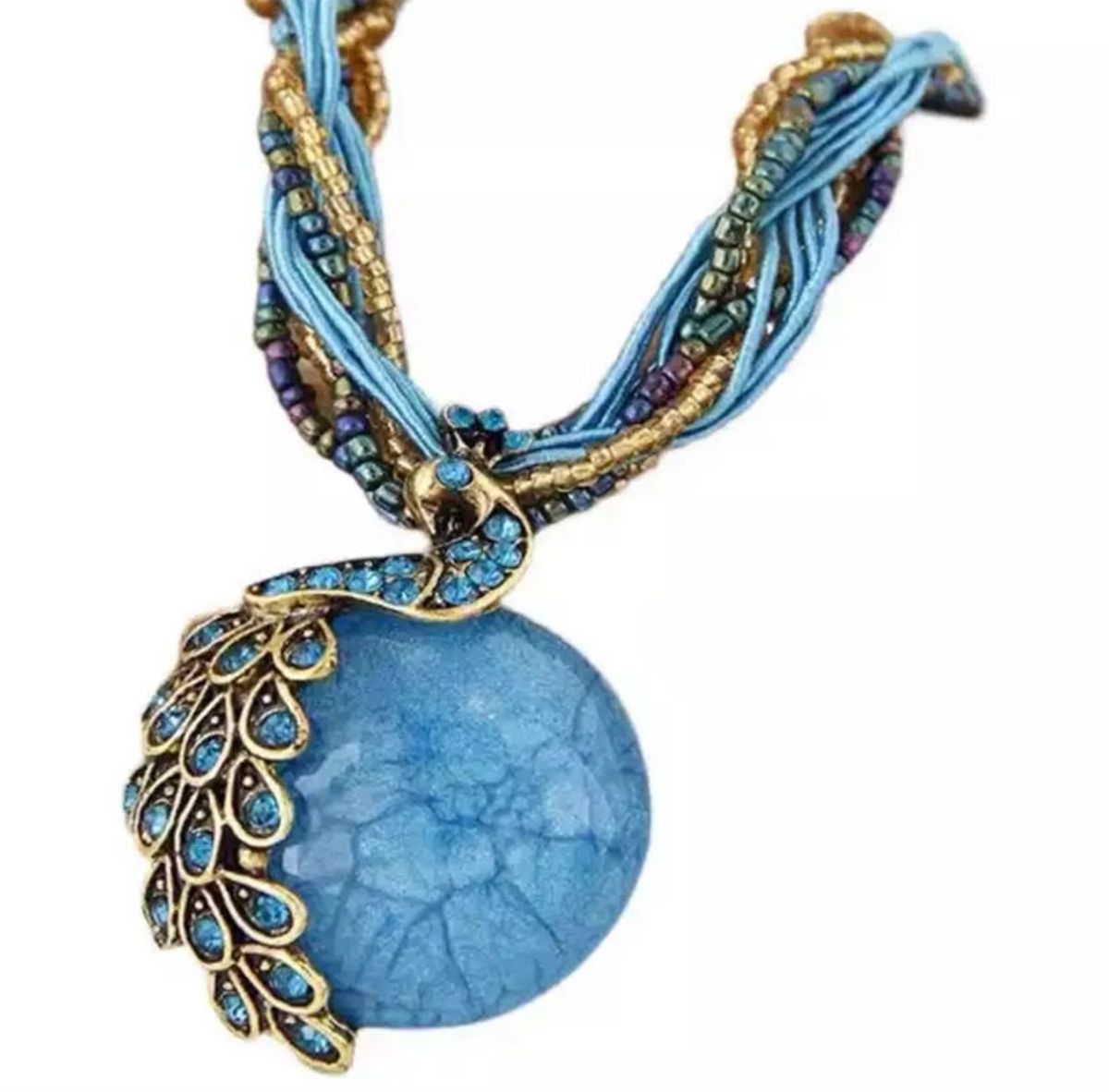 Bohemian Chain Luxe – Chic Layered Statement Necklace