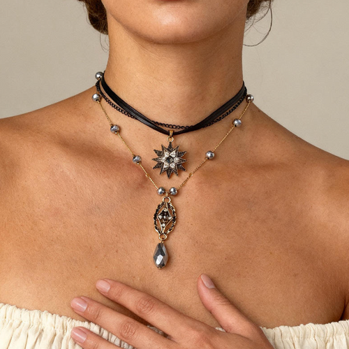 Bohemian Layers – Retro Multi-Layer Clavicle Statement Necklace