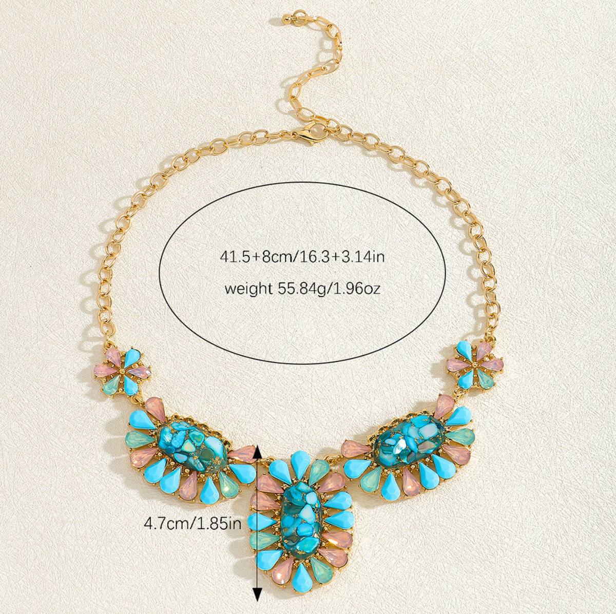 Boho Muse – Retro Statement Necklace