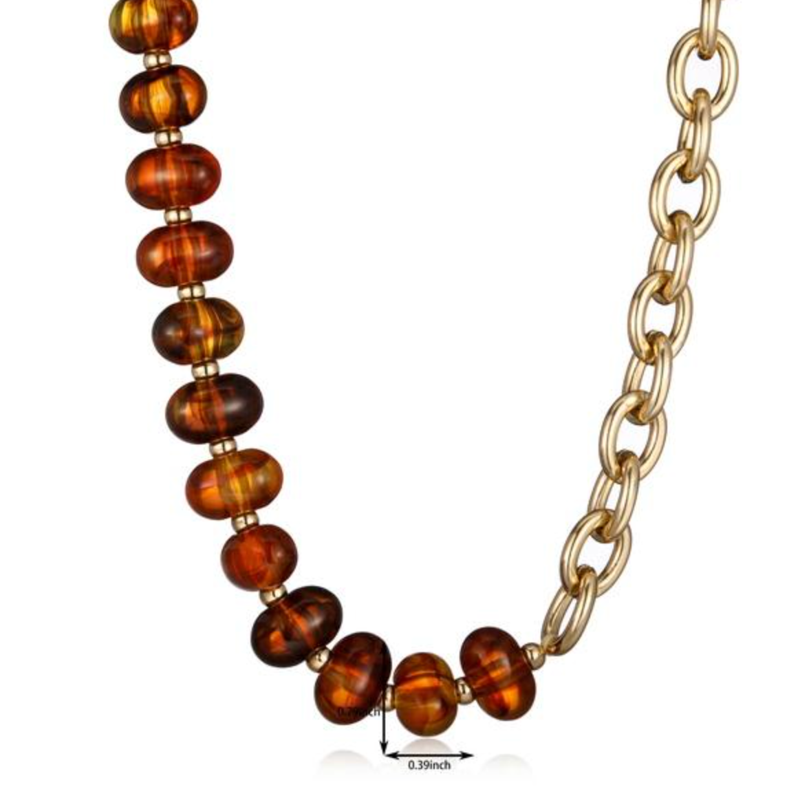 Bohemian Heart Elegance – Statement Beaded Pendant Necklace